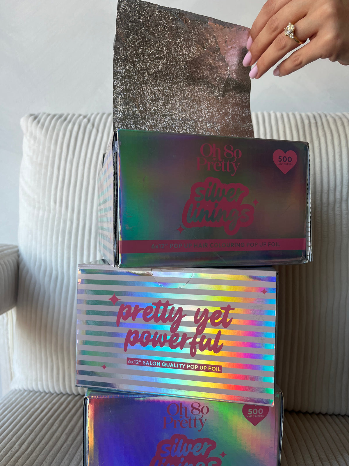 Silver Linings - Wide foil 6x12"